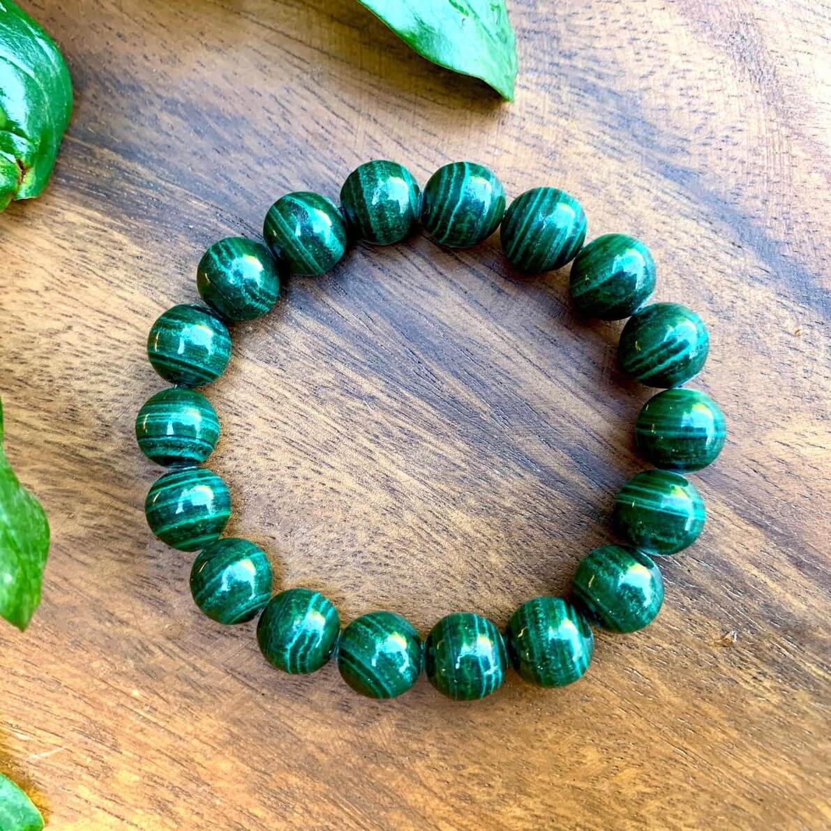 Emerald Malachite Himalayan Stone Bracelet - Himalayan Trading Co.®