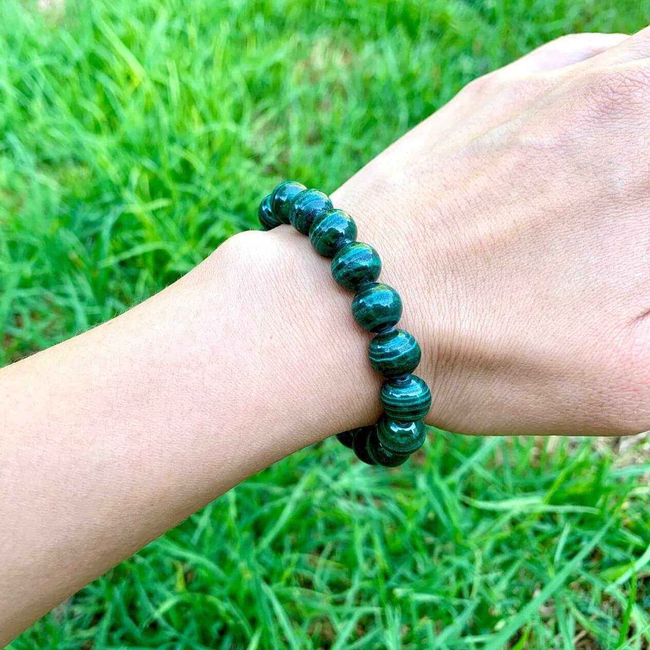 Emerald Malachite Himalayan Stone Bracelet - Himalayan Trading Co.®