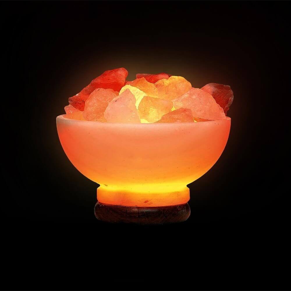 Fire Bowl Himalayan Salt Lamp - Himalayan Trading Co. Himalayan Salt Lamp Himalayan Pink Salt