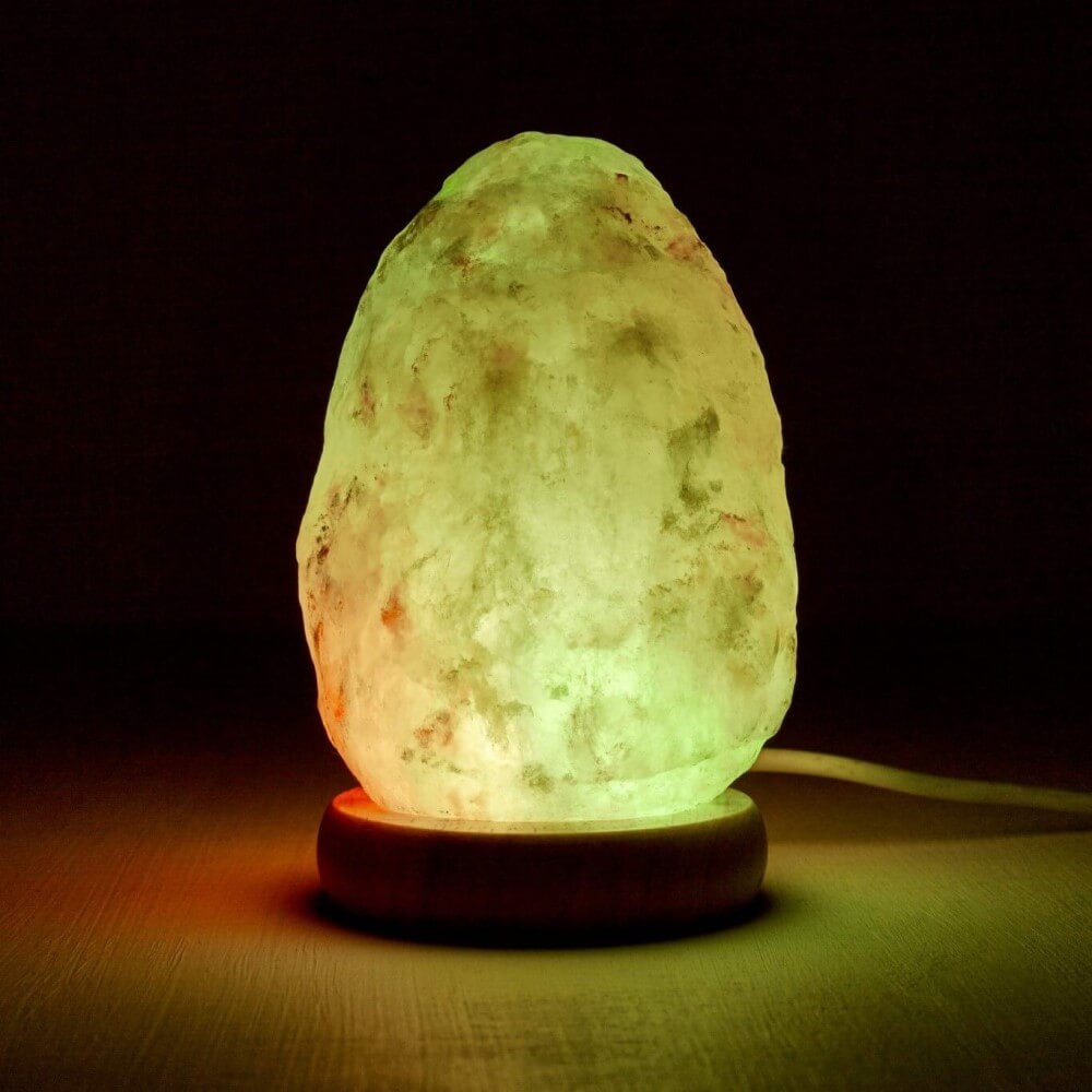 Color Changing Himalayan Salt Lamp (mini) - Himalayan Trading Co. Himalayan Salt Lamp Himalayan Pink Salt