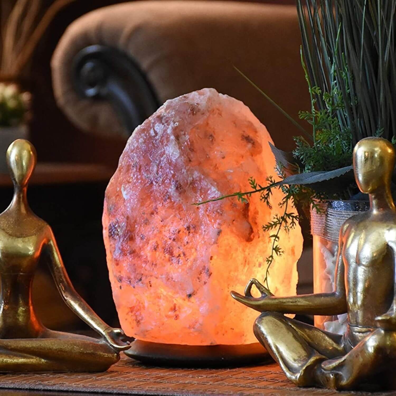 Original Himalayan Salt Lamp (Medium) - Himalayan Trading Co. Himalayan Salt Lamp Himalayan Pink Salt