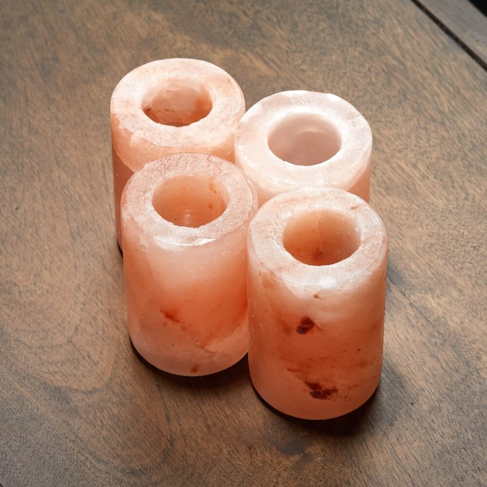 Pink Himalayan Salt Shot Glass Set - Himalayan Trading Co.