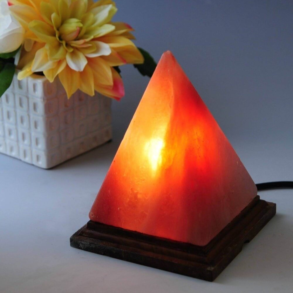 Pyramid Himalayan Salt Lamp - Himalayan Trading Co. Himalayan Salt Lamp Himalayan Pink Salt