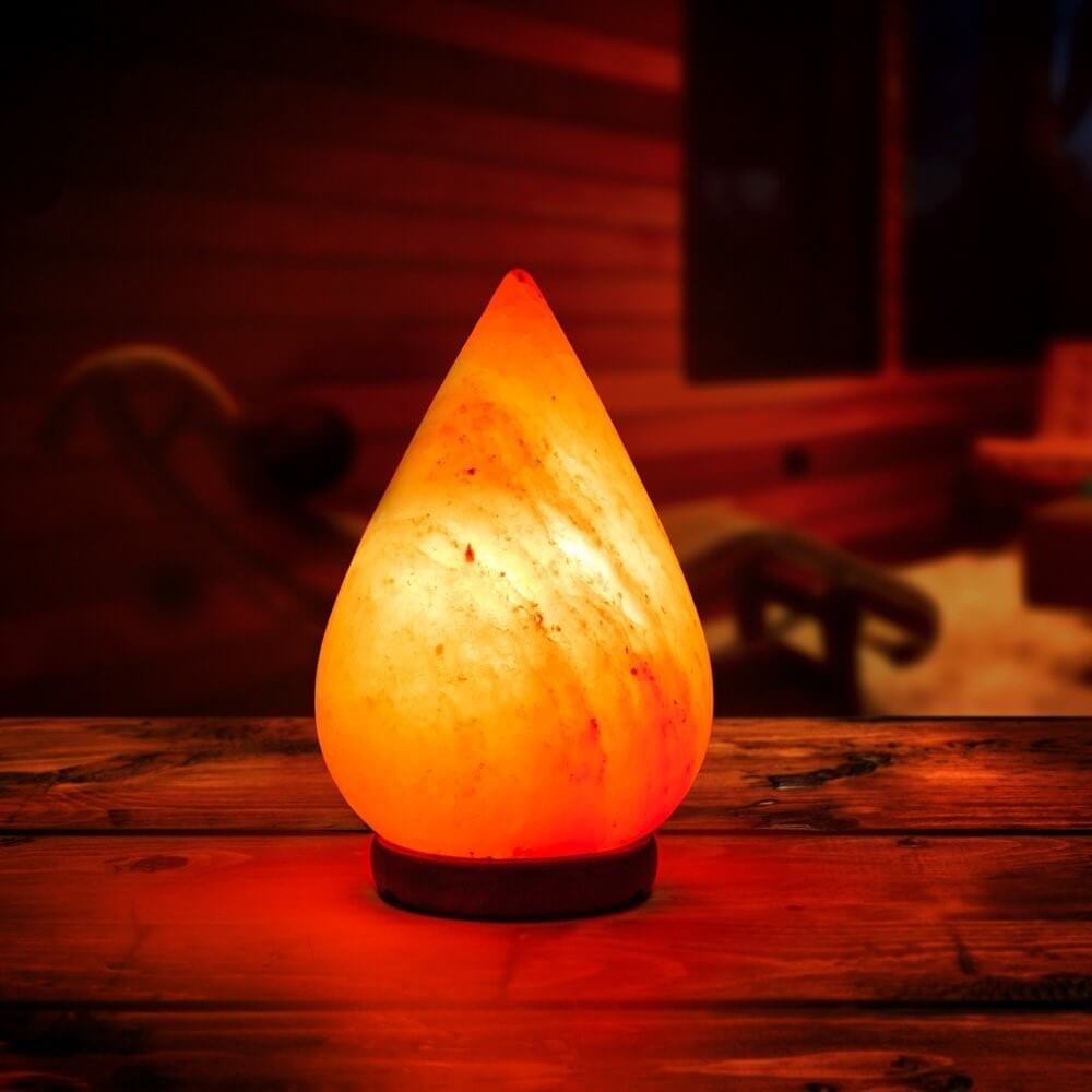 Rain Drop Himalayan Salt Lamp - Himalayan Trading Co. Himalayan Salt Lamp Himalayan Pink Salt