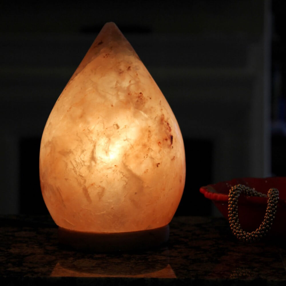 Rain Drop Himalayan Salt Lamp - Himalayan Trading Co. Himalayan Salt Lamp Himalayan Pink Salt