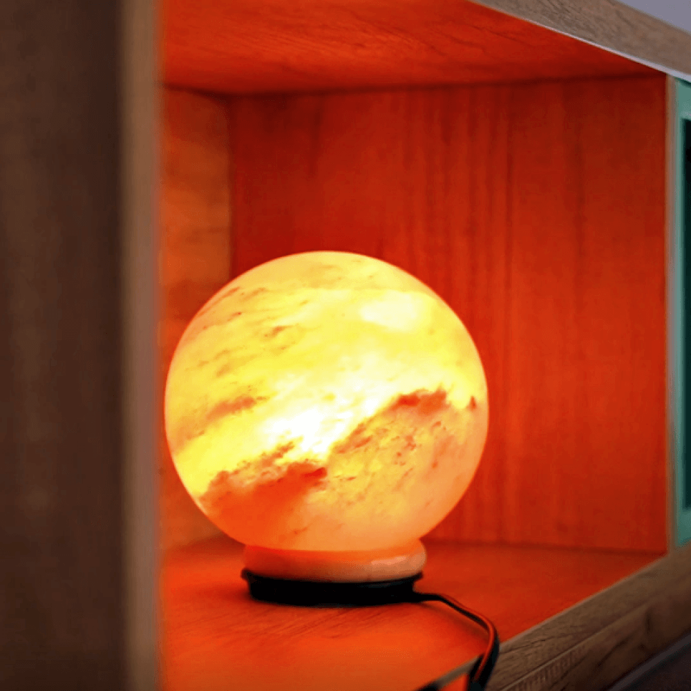 Space Ball Himalayan Salt Lamp - Himalayan Trading Co. Himalayan Salt Lamp Himalayan Pink Salt