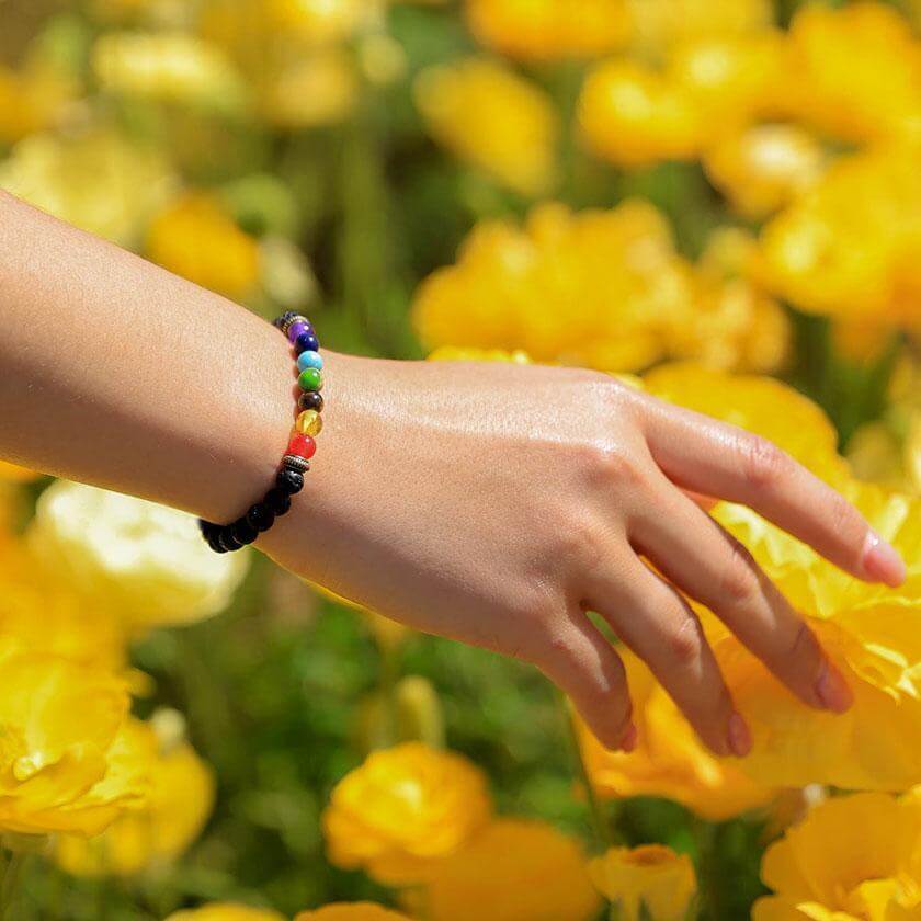 7 Chakra Himalayan Stone Bracelet - Himalayan Trading Co.®