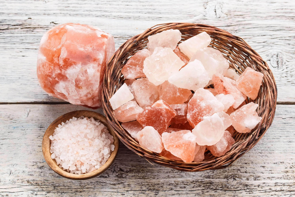 Pink himalayan top salt stone benefits