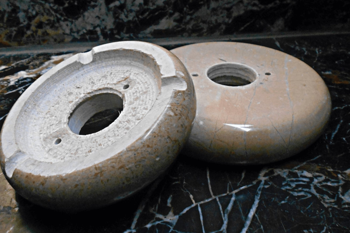 Marble Base For Himalayan Salt Lamps (Fits All Sizes) - Himalayan Trading Co. Himalayan Salt Lamp Himalayan Pink Salt