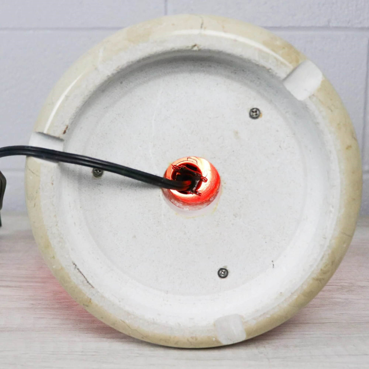 Marble Base For Himalayan Salt Lamps (Fits All Sizes) - Himalayan Trading Co. Himalayan Salt Lamp Himalayan Pink Salt