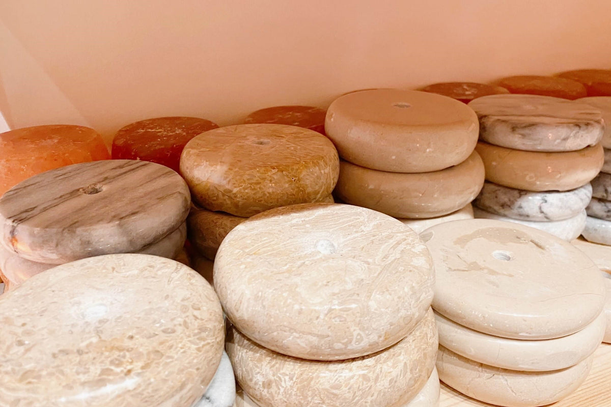 Marble Base For Himalayan Salt Lamps (Fits All Sizes) - Himalayan Trading Co. Himalayan Salt Lamp Himalayan Pink Salt