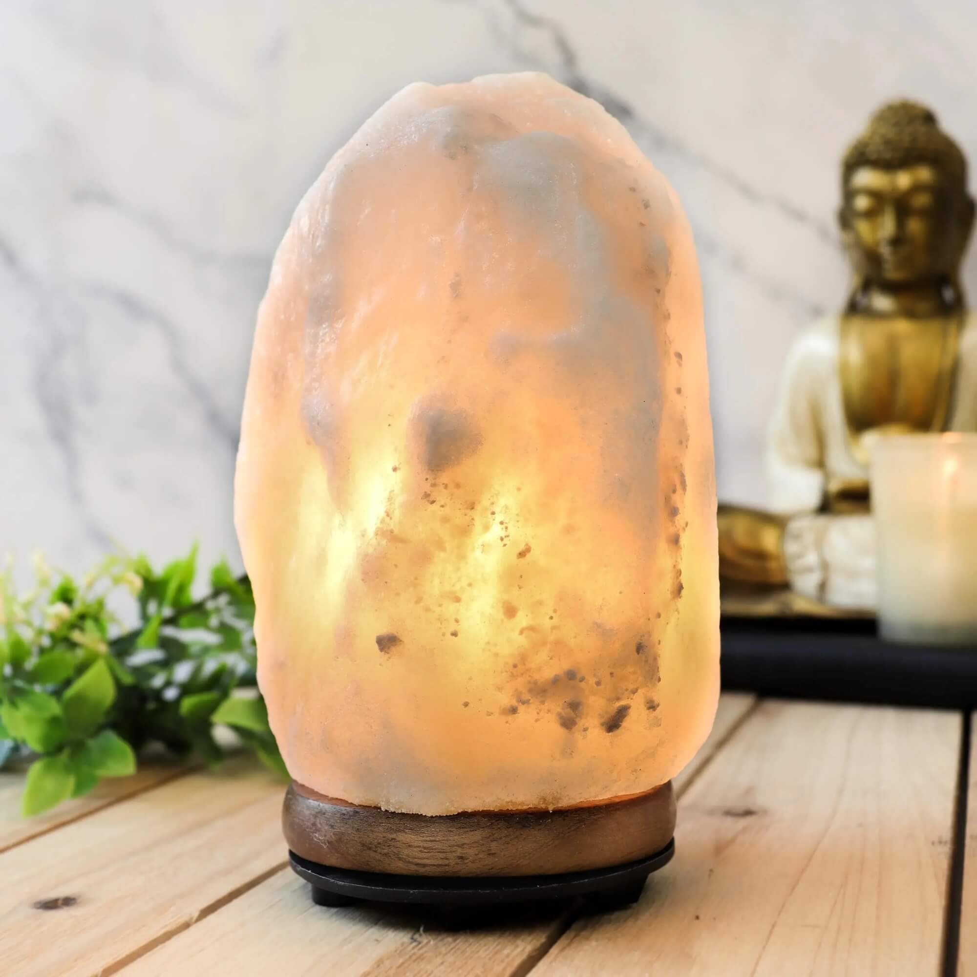 Rare White Himalayan Salt Lamp