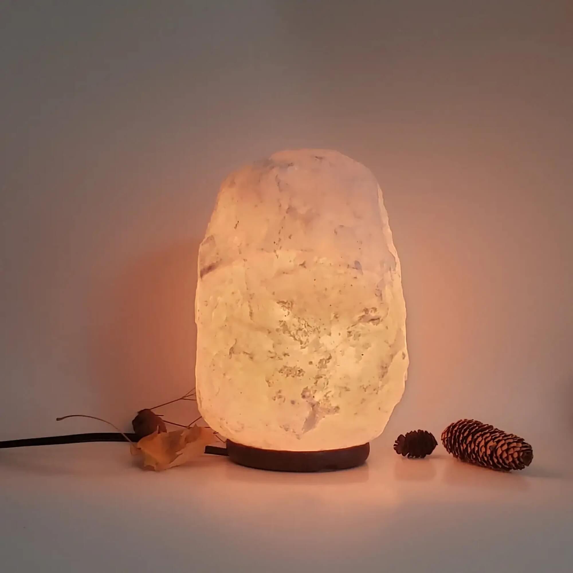 Rare White Himalayan Salt Lamp