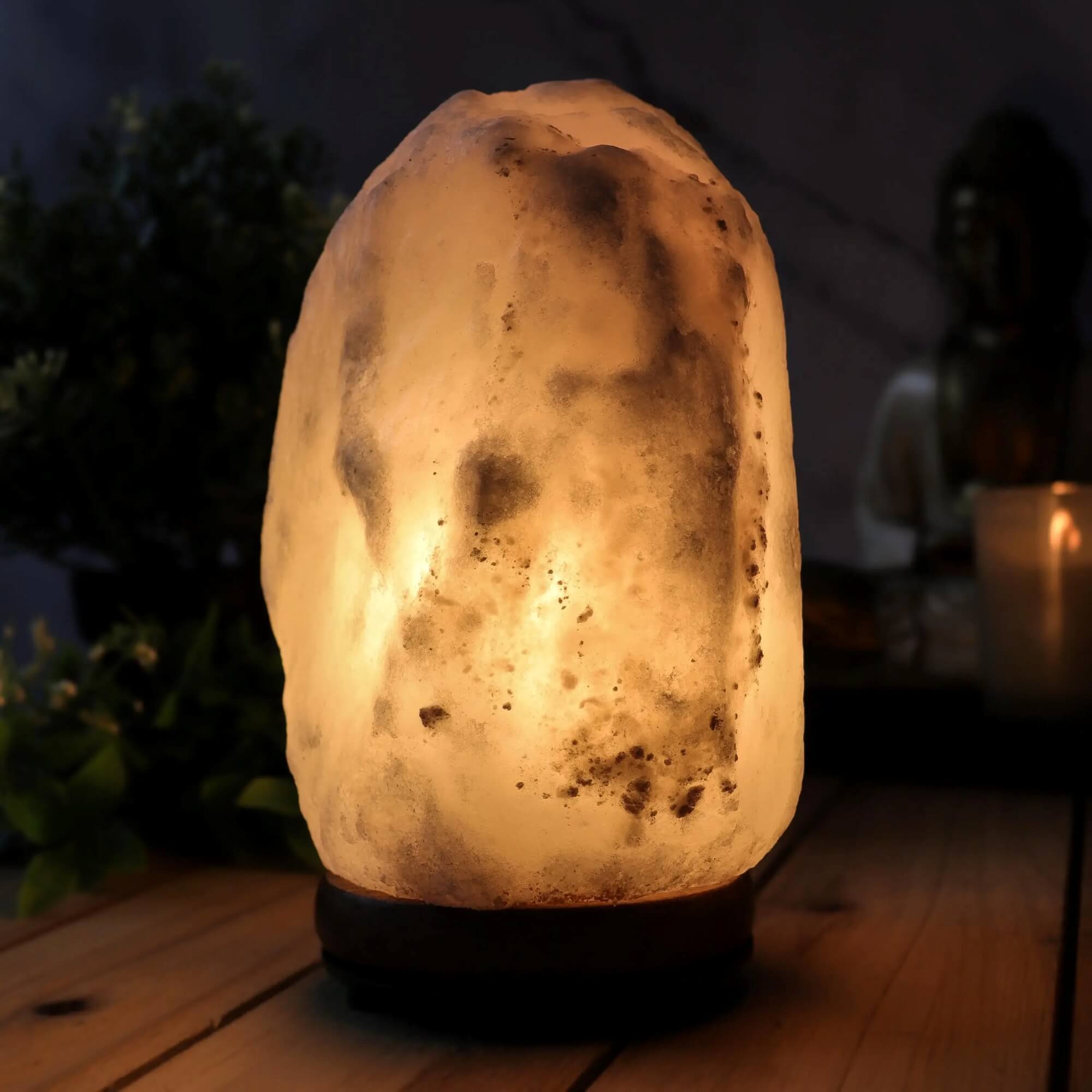 Rare White Himalayan Salt Lamp