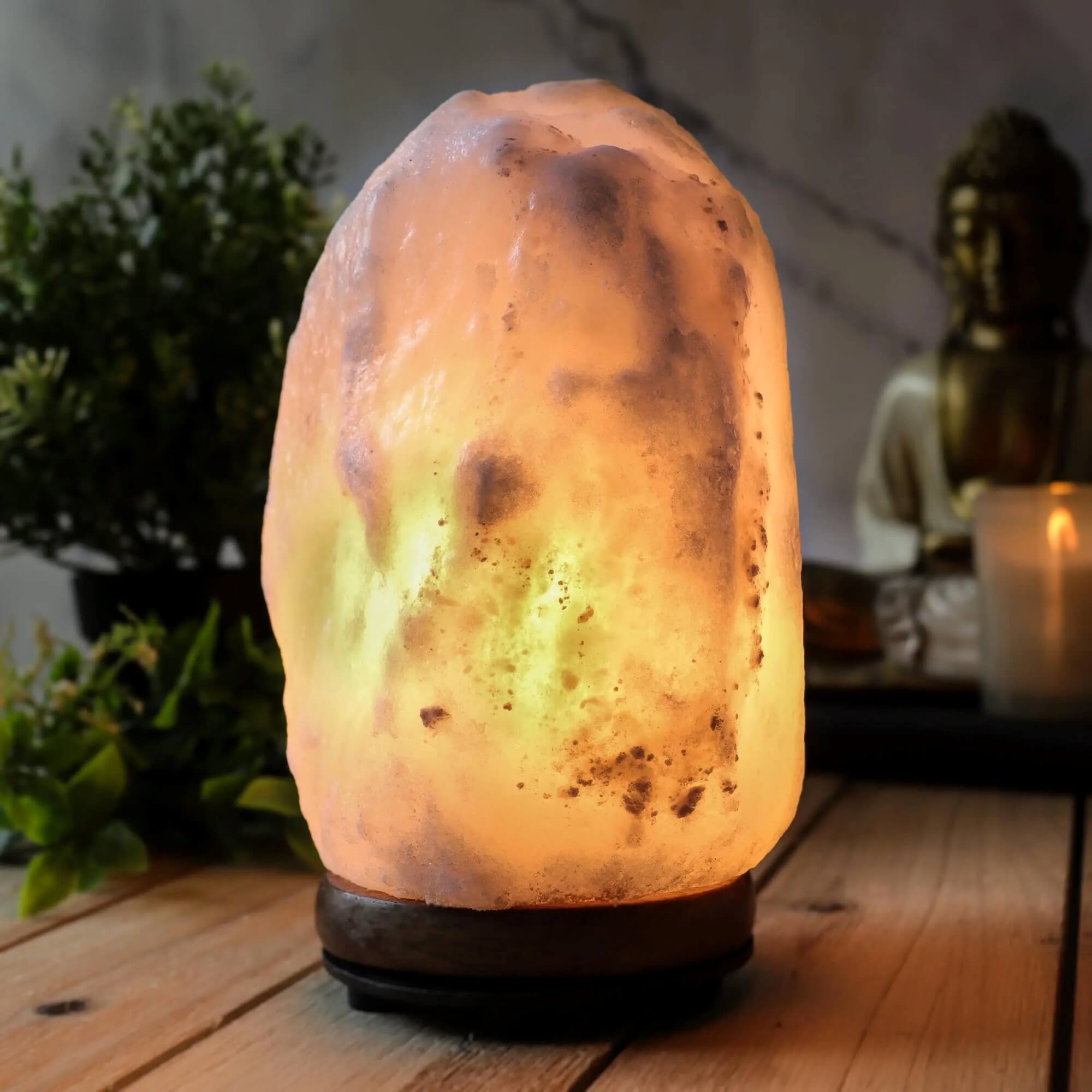 Rare White Himalayan Salt Lamp