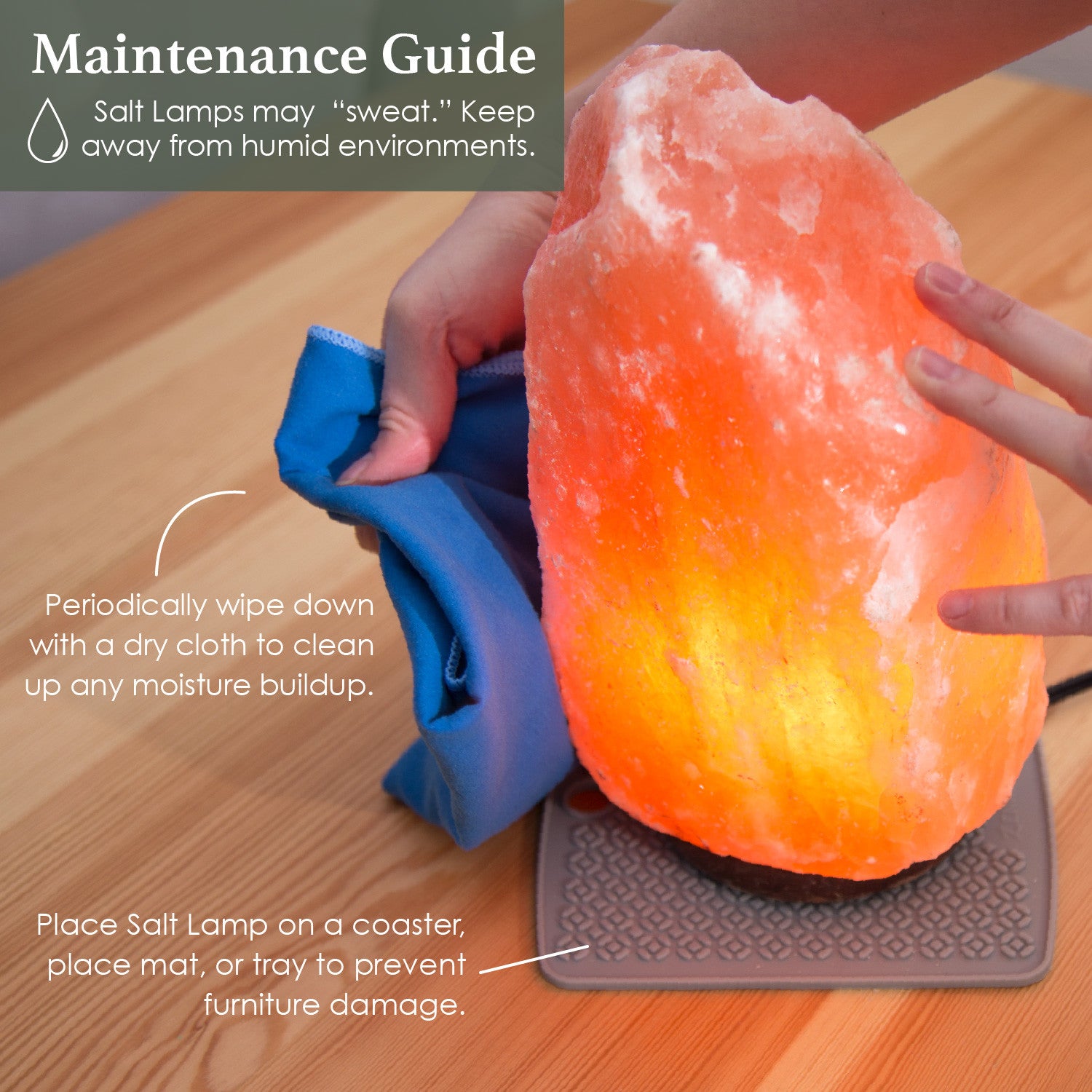 Original Himalayan Salt Lamp Medium Himalayan Trading Co