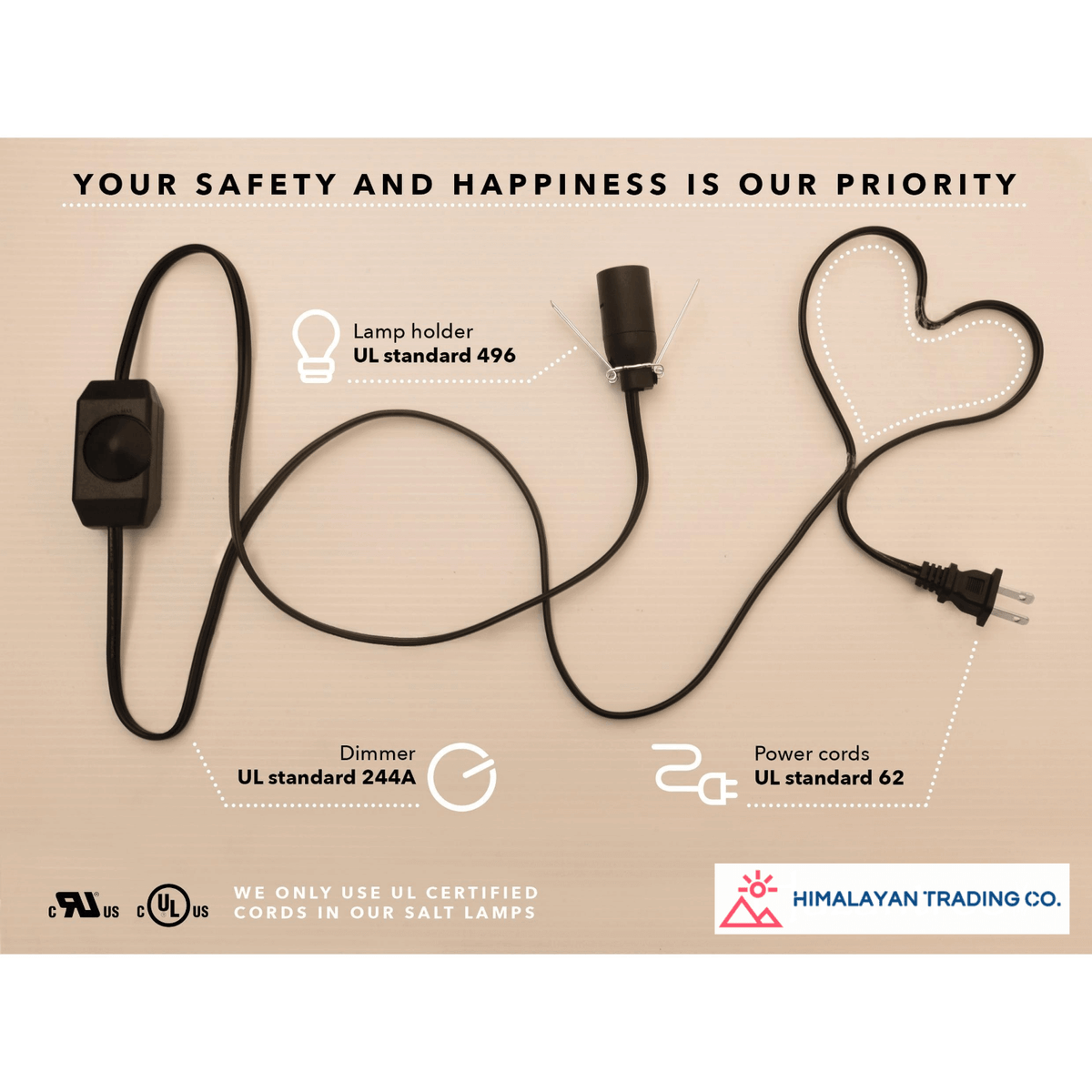 (Set of 4) Original Himalayan Salt Lamps - XL - Himalayan Trading Co. Himalayan Salt Lamp Himalayan Pink Salt