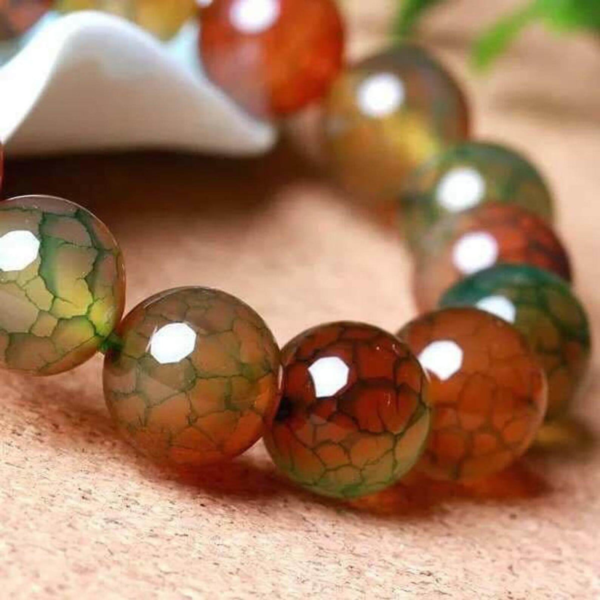 Dragon's Vein Himalayan Stone Bracelet - Himalayan Trading Co.®