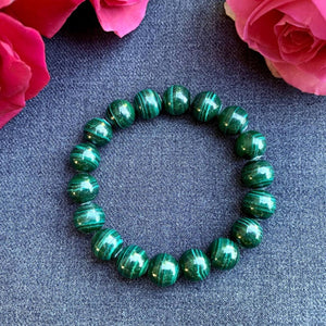 Emerald Malachite Himalayan Stone Bracelet - Himalayan Trading Co.®