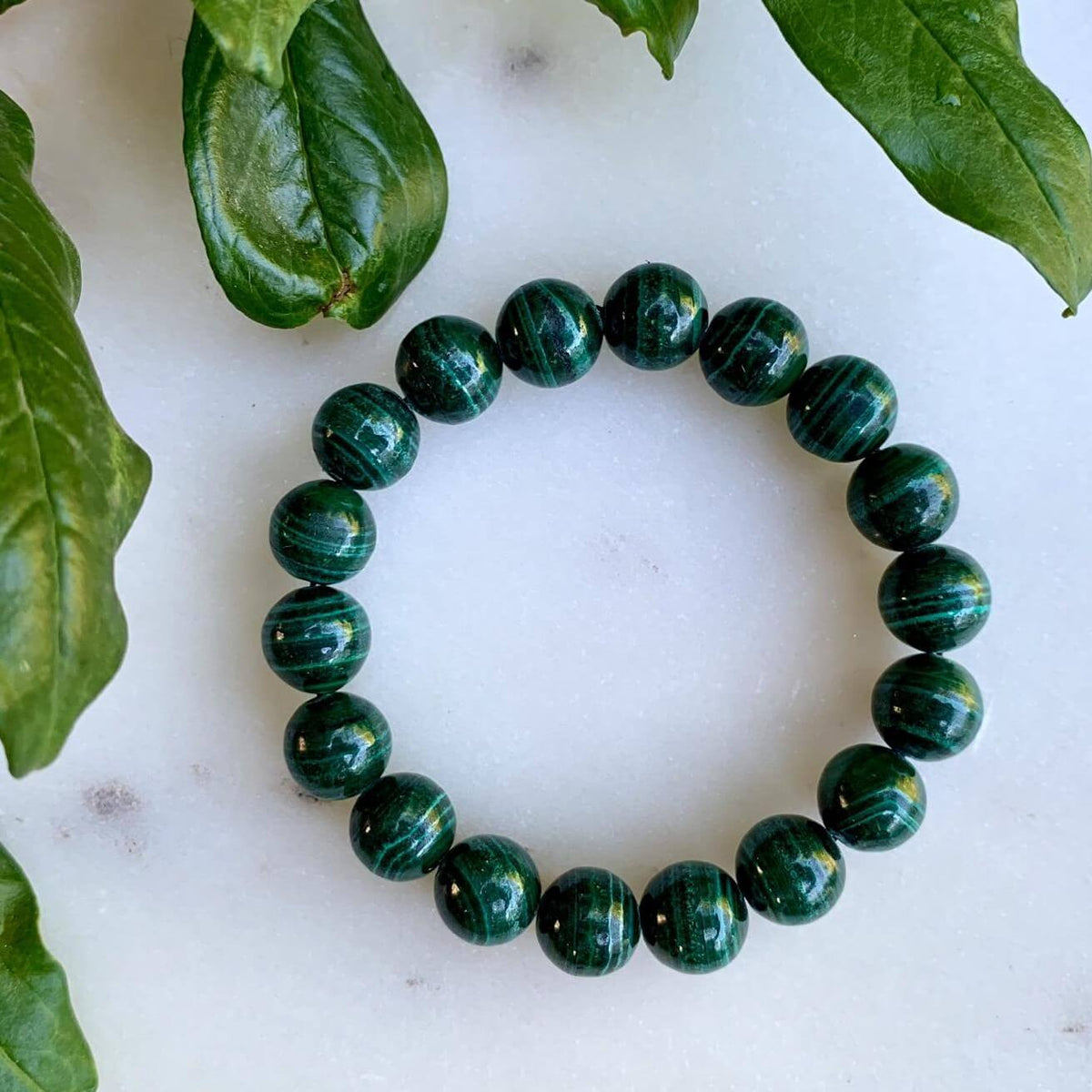 Emerald Malachite Himalayan Stone Bracelet - Himalayan Trading Co.®