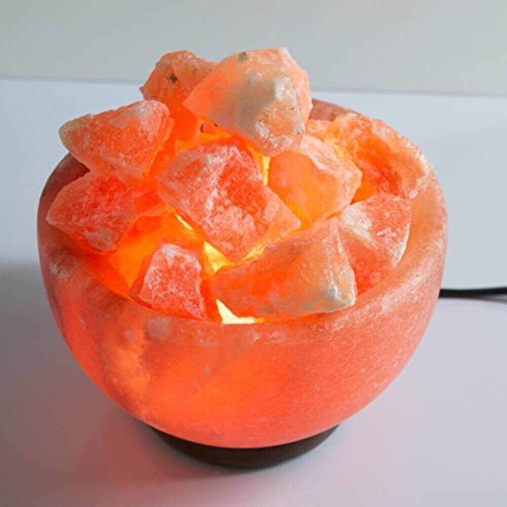 Fire Bowl Himalayan Salt Lamp - Himalayan Trading Co. Himalayan Salt Lamp Himalayan Pink Salt