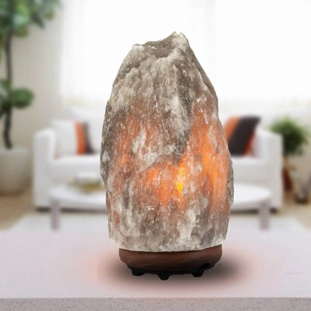 Rare Gray Himalayan Salt Lamp - Himalayan Trading Co. Himalayan Salt Lamp Himalayan Pink Salt