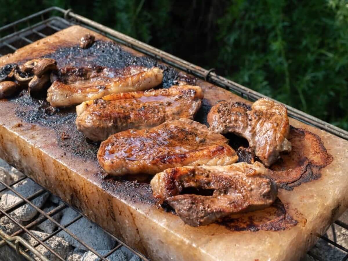 Himalayan Rock Salt Block Cooking Plate/slab Set - Himalayan Trading Co. Himalayan Salt Lamp Himalayan Pink Salt