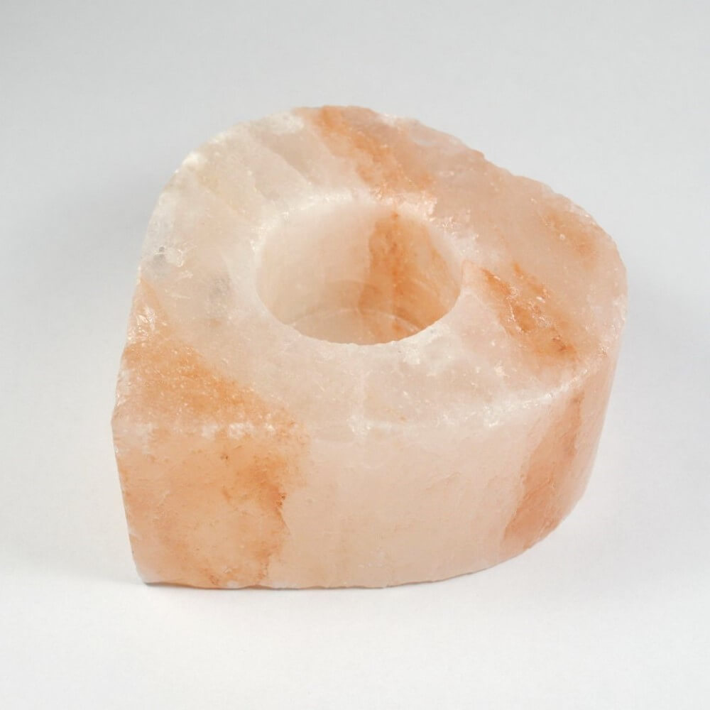 Himalayan Salt Tealight Heart Candle Holders (Pack of 2) - Himalayan Trading Co. Himalayan Salt Lamp Himalayan Pink Salt