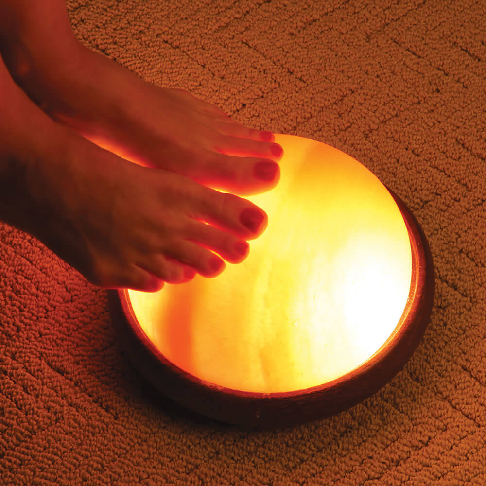 Himalayan Pink Salt Foot Dome - For Detoxing - Himalayan Trading Co.®