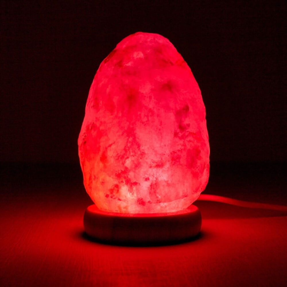 Color Changing Himalayan Salt Lamp (mini) - Himalayan Trading Co. Himalayan Salt Lamp Himalayan Pink Salt