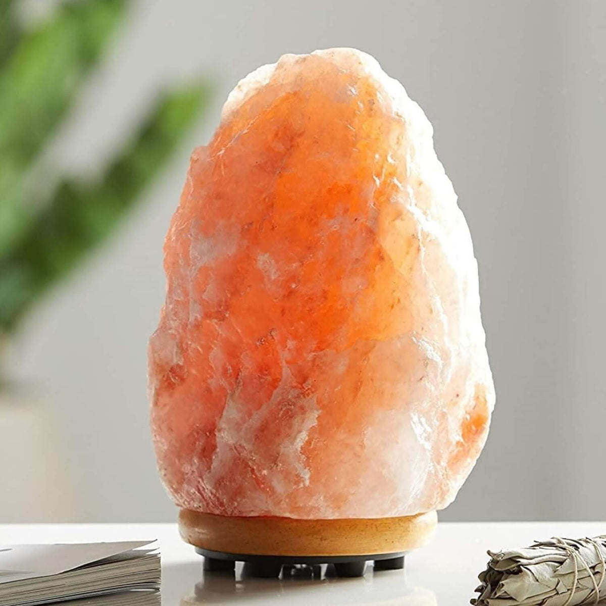(Set of 4) Original Himalayan Salt Lamps - XL - Himalayan Trading Co. Himalayan Salt Lamp Himalayan Pink Salt
