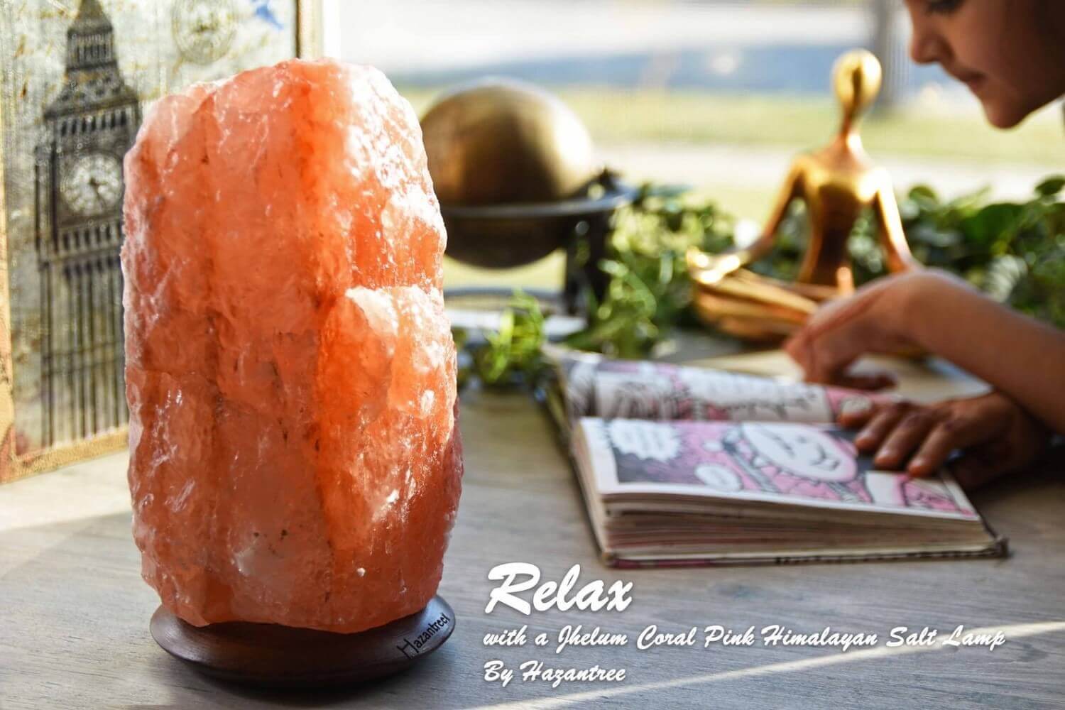 (Set of 6) Original Himalayan Salt Lamps - Large - Himalayan Trading Co. Himalayan Salt Lamp Himalayan Pink Salt