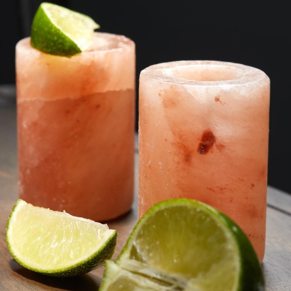 Pink Himalayan Salt Shot Glass Set - Himalayan Trading Co.