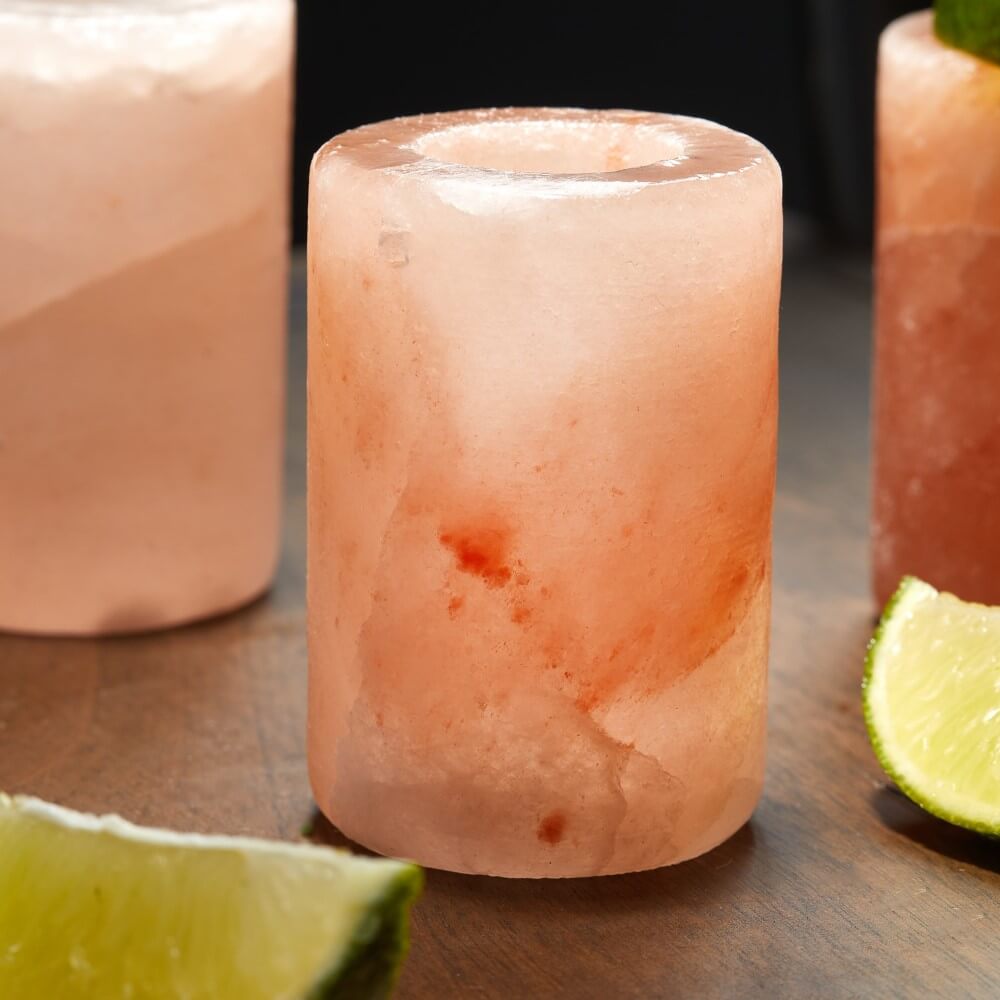 Pink Himalayan Salt Shot Glass Set - Himalayan Trading Co.