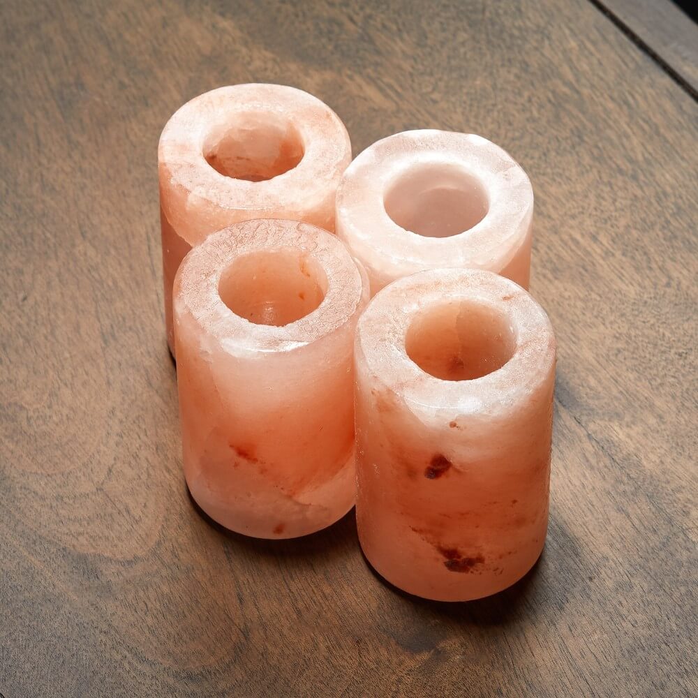 Pink Himalayan Salt Shot Glass Set - Himalayan Trading Co.