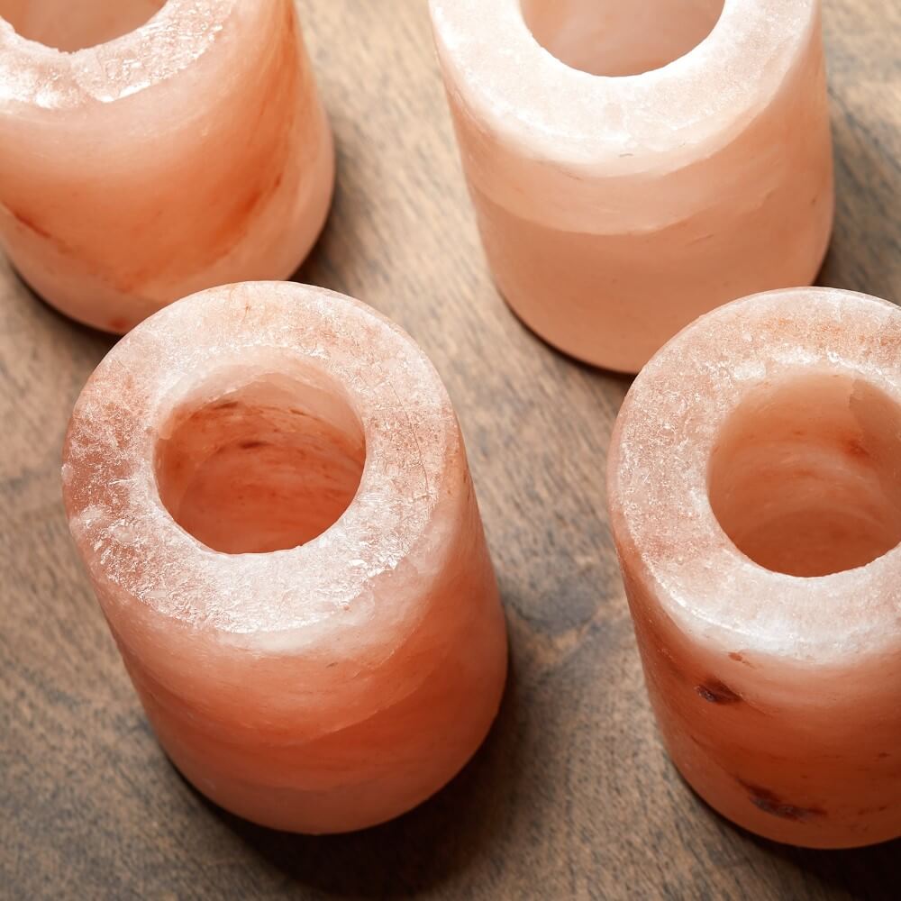 Pink Himalayan Salt Shot Glass Set - Himalayan Trading Co.