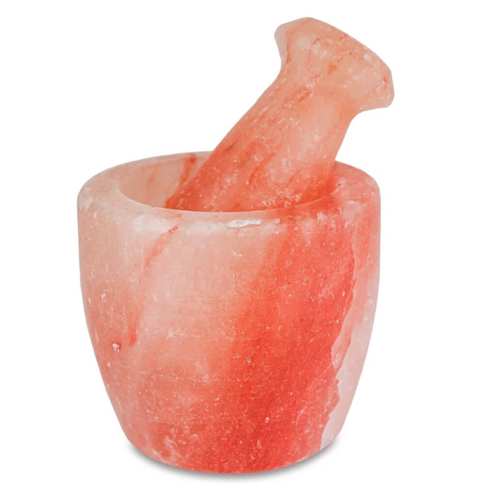 Pink Himalayan Salt Mortar & Pestle Set - Himalayan Trading Co.