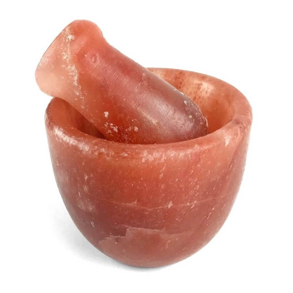Pink Himalayan Salt Mortar & Pestle Set - Himalayan Trading Co.