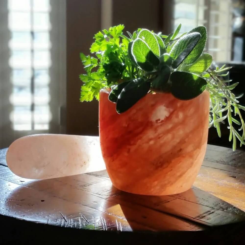 Pink Himalayan Salt Mortar & Pestle Set - Himalayan Trading Co.