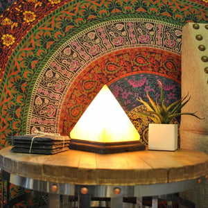 Pyramid Himalayan Salt Lamp - Himalayan Trading Co. Himalayan Salt Lamp Himalayan Pink Salt