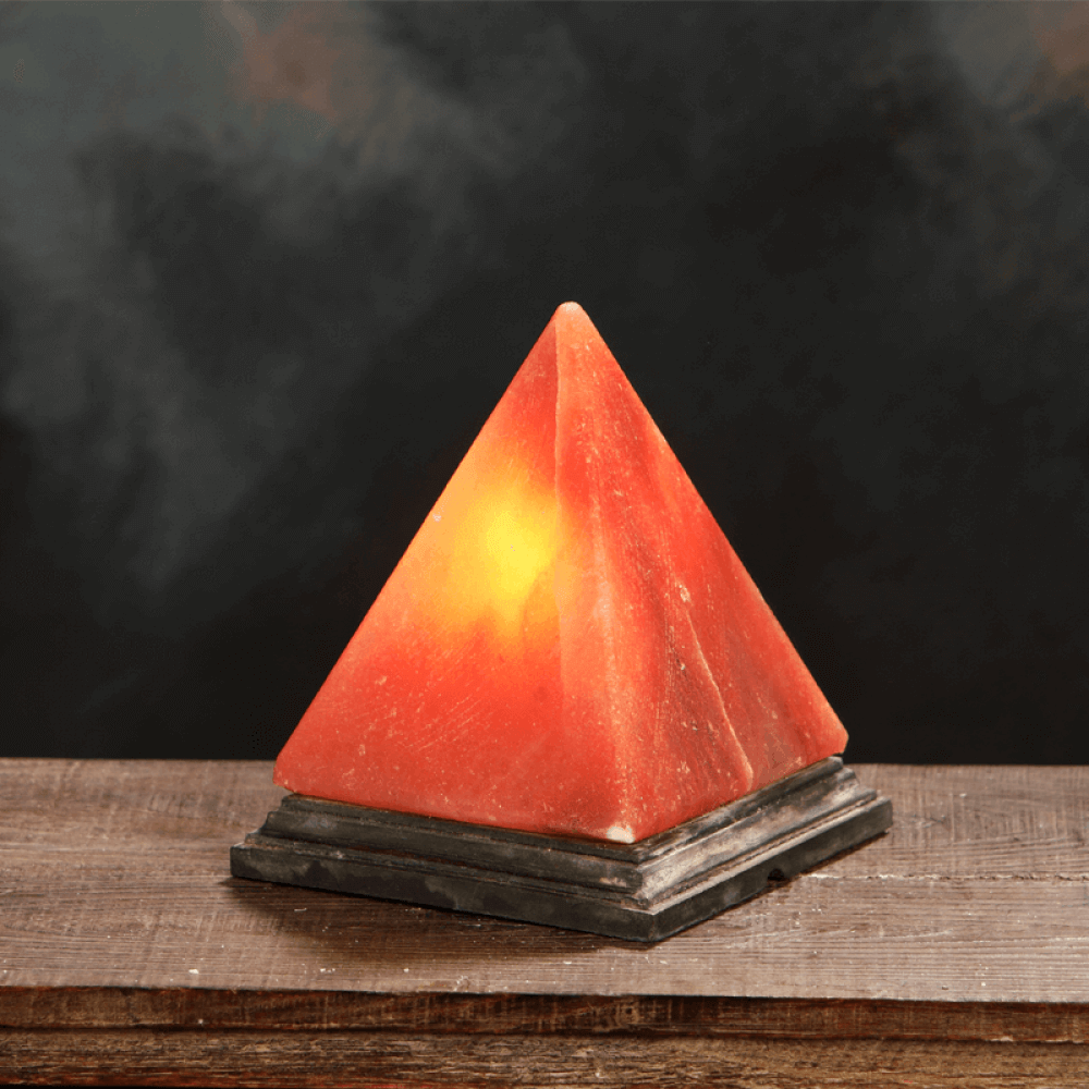 Pyramid Himalayan Salt Lamp - Himalayan Trading Co. Himalayan Salt Lamp Himalayan Pink Salt