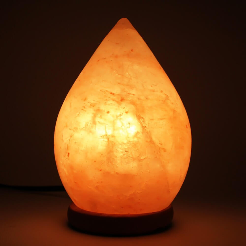Rain Drop Himalayan Salt Lamp - Himalayan Trading Co. Himalayan Salt Lamp Himalayan Pink Salt