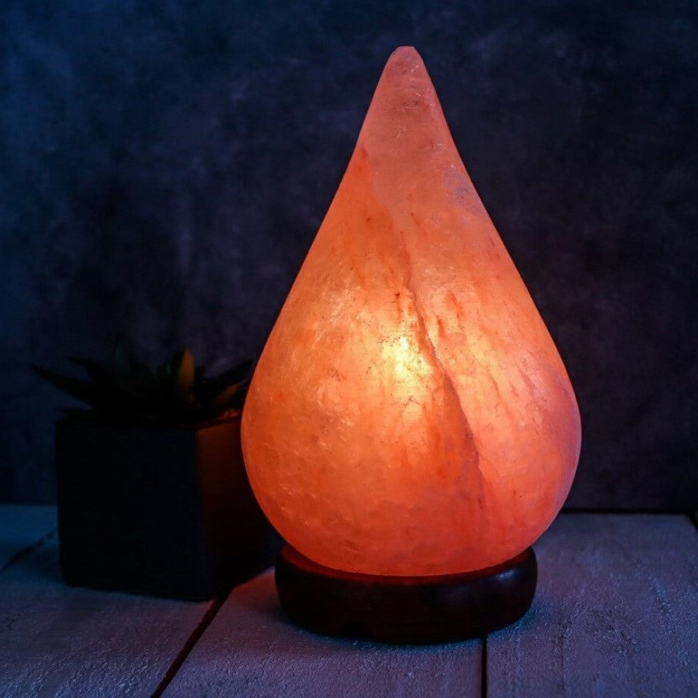 Rain Drop Himalayan Salt Lamp - Himalayan Trading Co. Himalayan Salt Lamp Himalayan Pink Salt