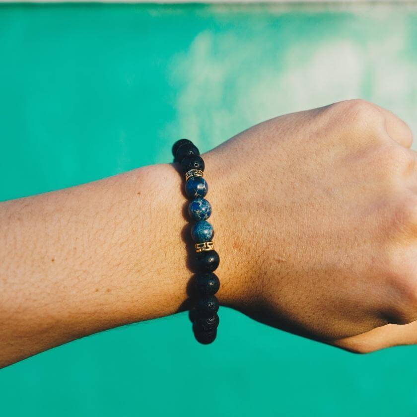 Blue Regalite Himalayan Stone Bracelet - Himalayan Trading Co.®