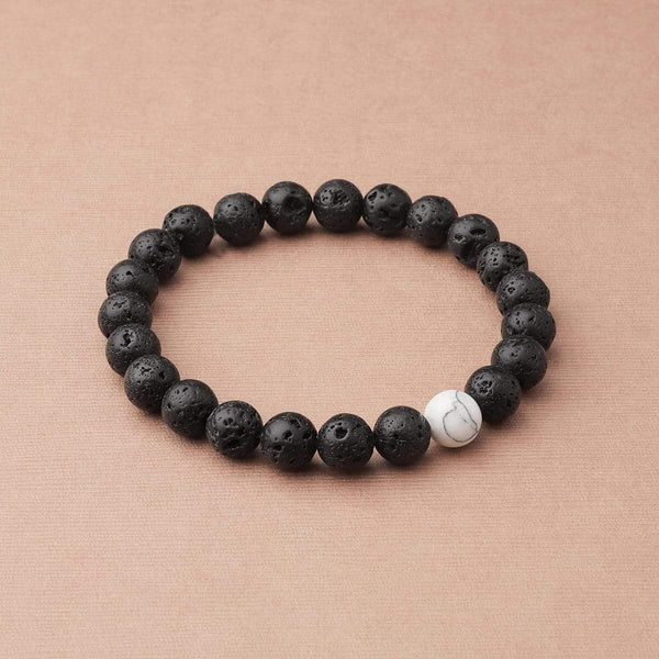Natural Frosted White Howlite Real Stone 6/8mm Beads Bracelet For Women Men  Energy Yoga Stretch Bracelet Meditation Jewerly Gift - AliExpress
